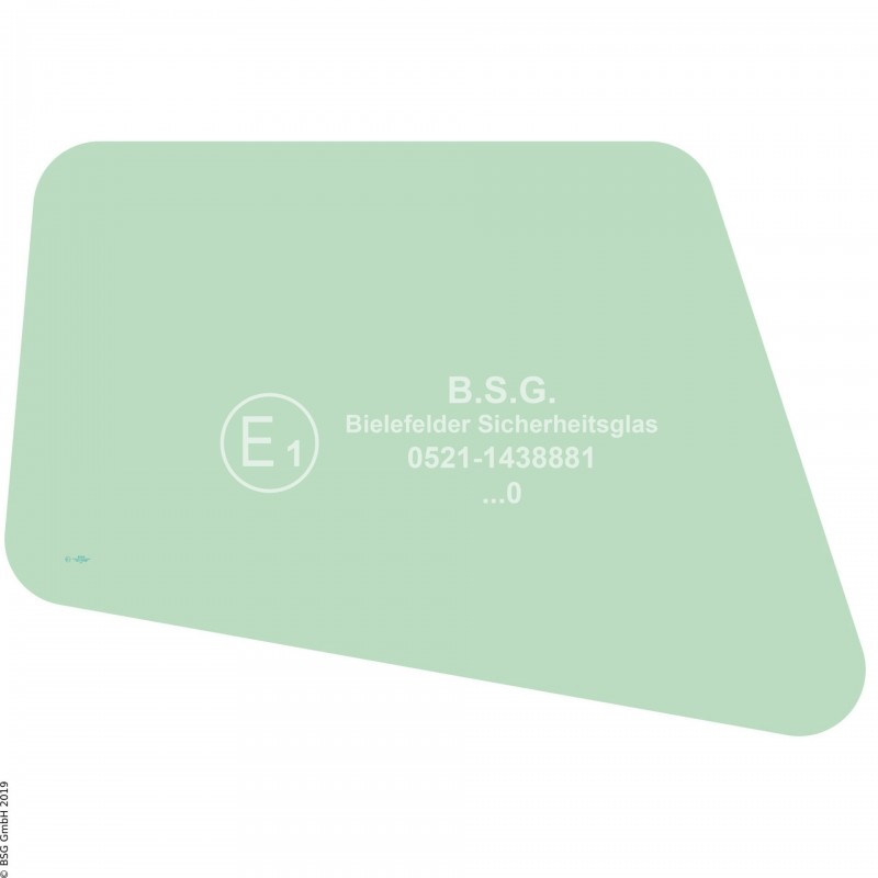 R00 - Seitenscheibe rechts Orenstein & Koppel (O&K) BaggerRH 4 - 9, MH 4 - 6, City, Plus (Serie II) Seitenscheibe rechts