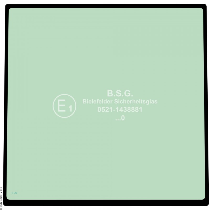 A00 - Frontscheibe Komatsu Radlader (auch Kettenlader)WA 80M, 100M Serie 7 (TIER 4) Frontscheibe