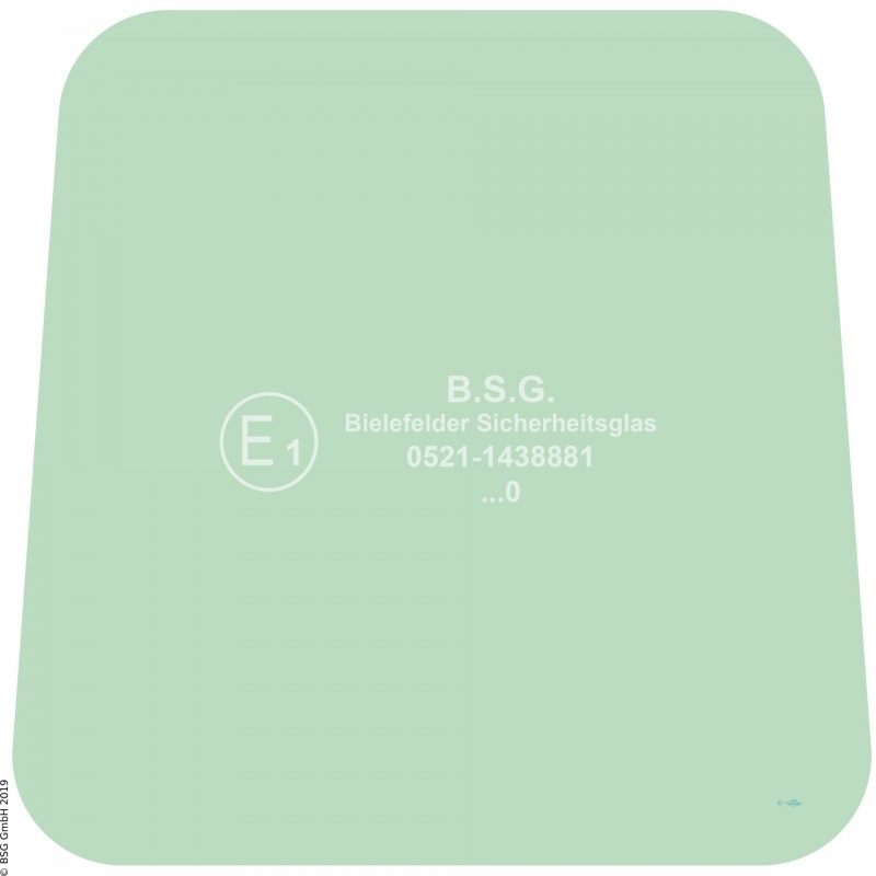 A00 - Frontscheibe Kramer Baggerlader416, 516, 416S (bis FgNr. 130012) Frontscheibe