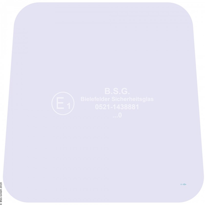 A00 - Frontscheibe Kramer Baggerlader416, 516, 416S (bis FgNr. 130012) Frontscheibe