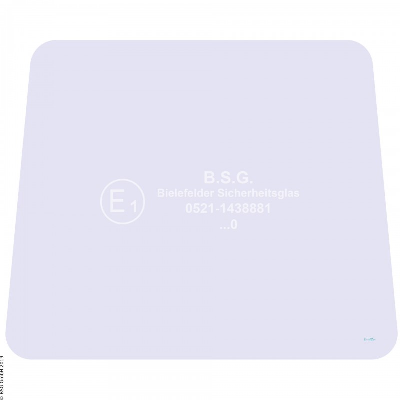 A00 - Frontscheibe Kramer Radlader (auch Kettenlader)212, 312 Frontscheibe