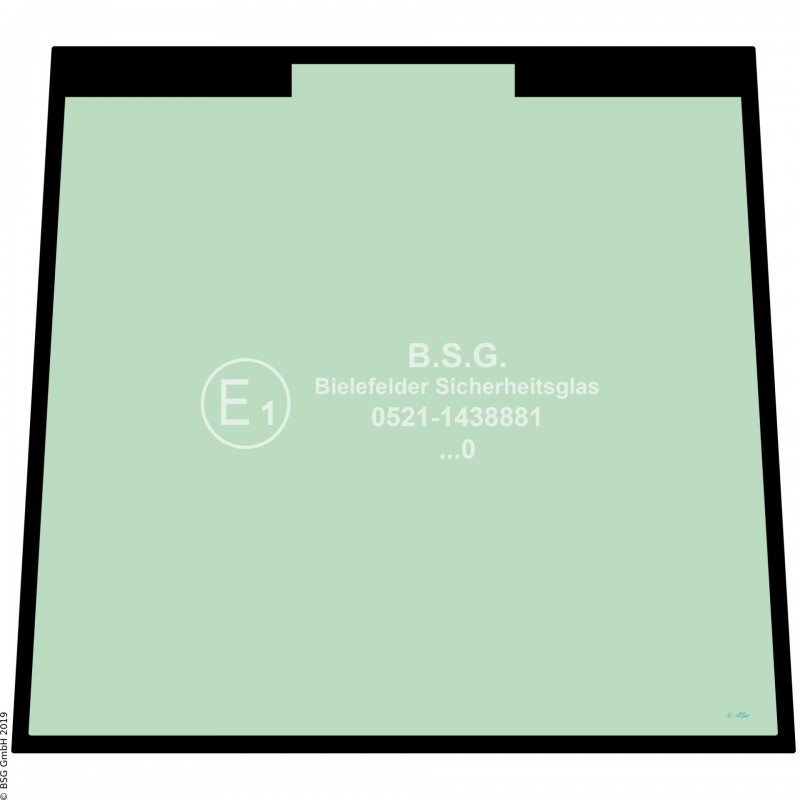 A00 - Frontscheibe Kramer Radlader (auch Kettenlader)612 Frontscheibe