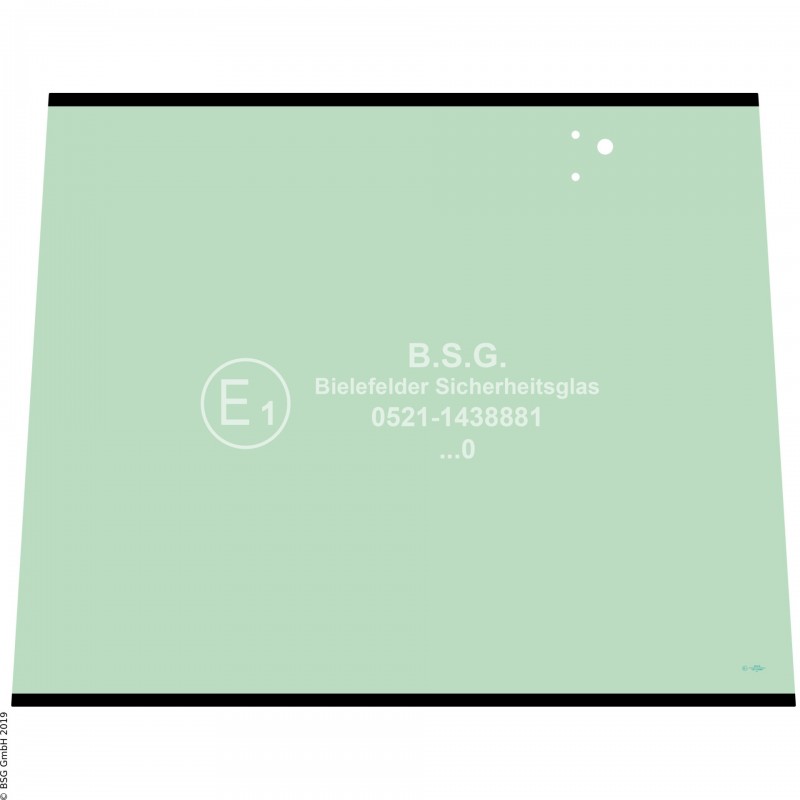 B00 - Heckscheibe Kramer Radlader (auch Kettenlader)220, 320, 321, 420, 421, 520, 521, 620, 621, 720, 721 Heckscheibe