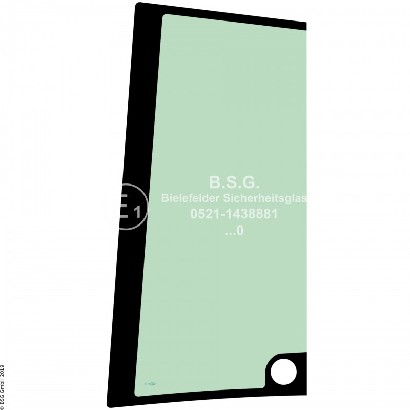 L00 - Seitenscheibe links Kramer Radlader (auch Kettenlader)220, 320, 321, 420, 421, 520, 521, 620, 621, 720, 721 Seitenscheibe links