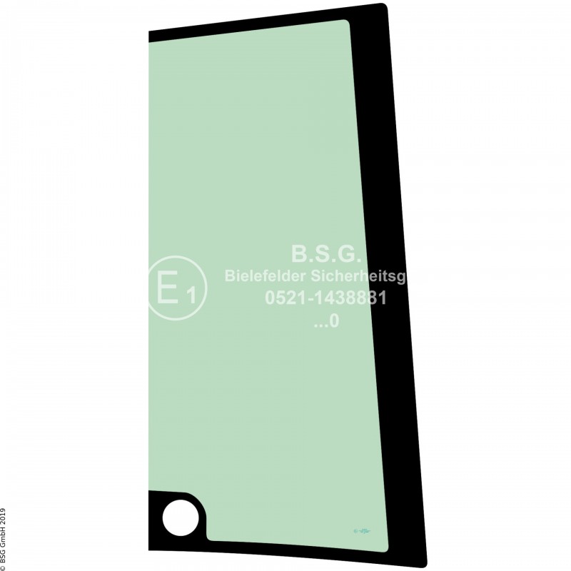 R00 - Seitenscheibe rechts Kramer Radlader (auch Kettenlader)220, 320, 321, 420, 421, 520, 521, 620, 621, 720, 721 Seitenscheibe rechts