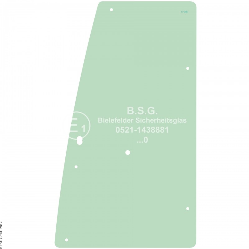 FD0 - Türscheibe Kramer Radlader (auch Kettenlader)220, 320, 321, 420, 421, 520, 521, 620, 621, 720, 721 Türscheibe links (21er Serie)