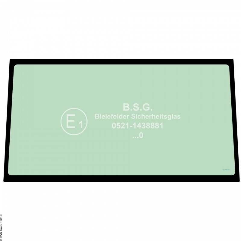 B00 - Heckscheibe Kramer Radlader (auch Kettenlader)318, 418 (BM 308) Heckscheibe