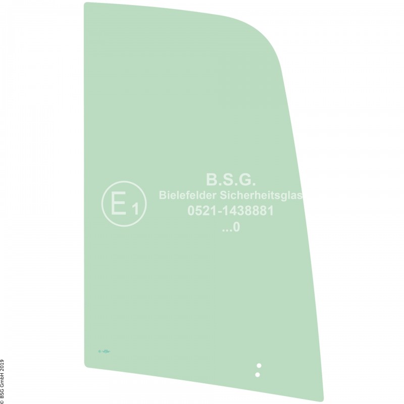 R00 - Seitenscheibe rechts Kubota BaggerKX 015-4, 016-4, 018-4, 019-4 Rechte vordere Schiebescheibe