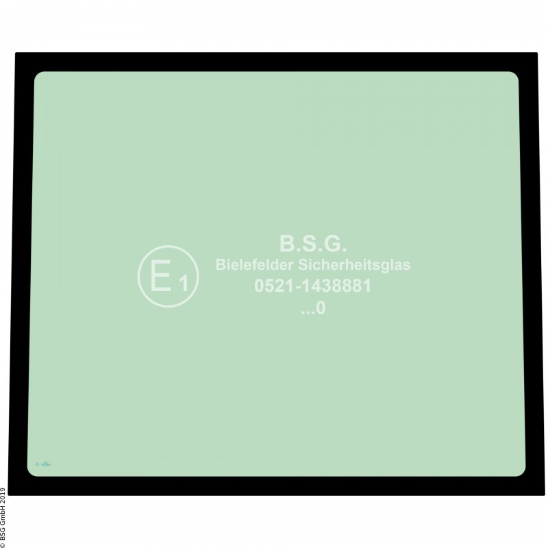 B00 - Heckscheibe Kubota BaggerKX 015-4, 016-4, 018-4, 019-4 Heckscheibe