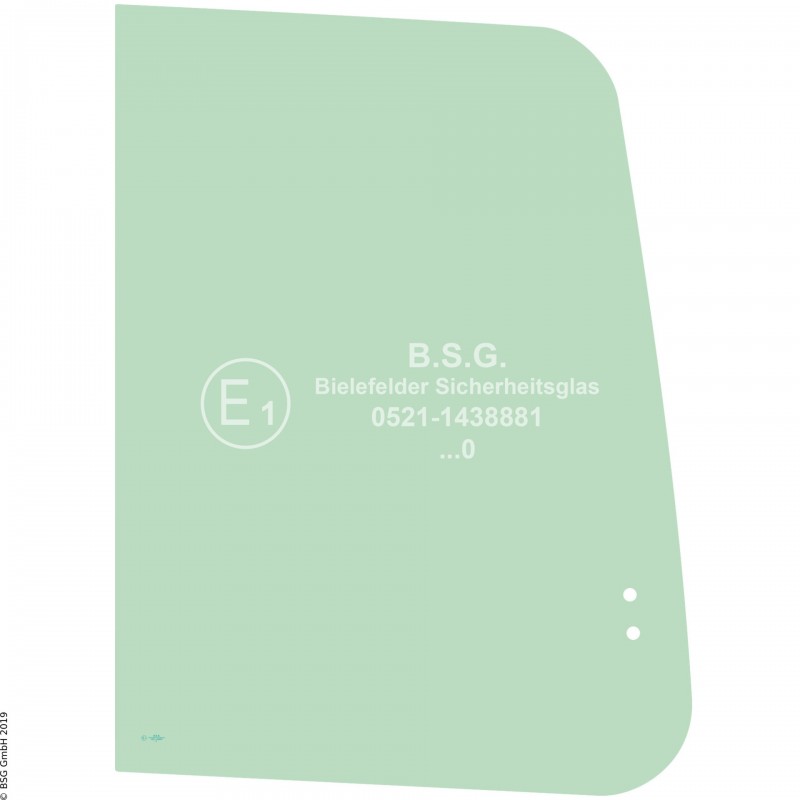 R00 - Seitenscheibe rechts Kubota BaggerKX057-4 Rechte vordere Schiebescheibe