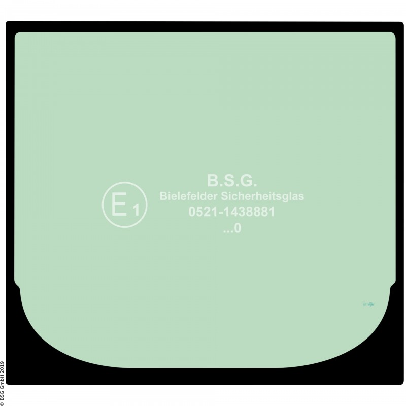 B00 - Heckscheibe Kubota BaggerKX 27-4, 30-4 Heckscheibe