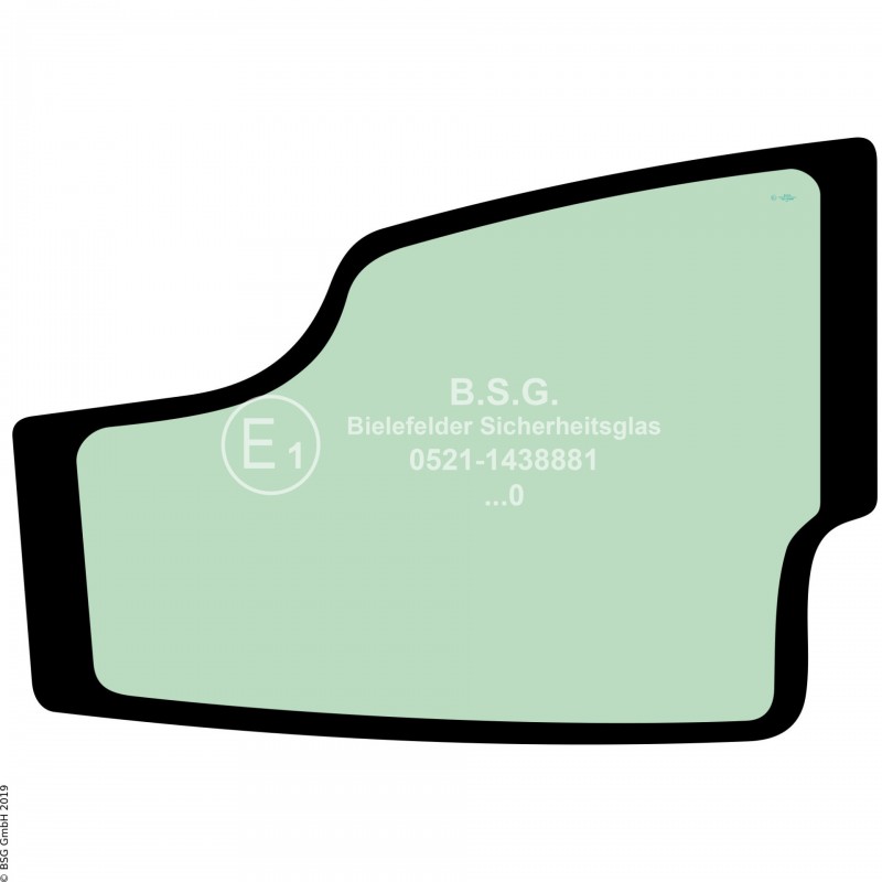 FD0 - Türscheibe JCB Bagger8040ZTS, 8045ZTS, 8050ZTS, 8055RTS, 8055ZTS, 8065RTS Türscheibe unten