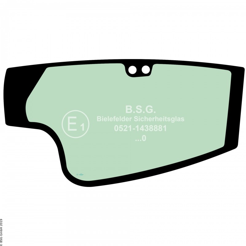 FD0 - Türscheibe JCB BaggerJS(W) + JZ (ab 2012) Türscheibe unten