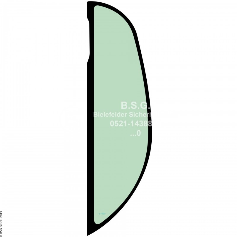 L00 - Seitenscheibe links JCB Bagger8080ZTS, 8085ZTS Seitenscheibe links hinten