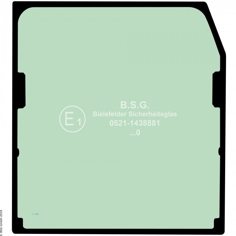 A00 - Frontscheibe Kubota BaggerU 27-4 Frontscheibe oben