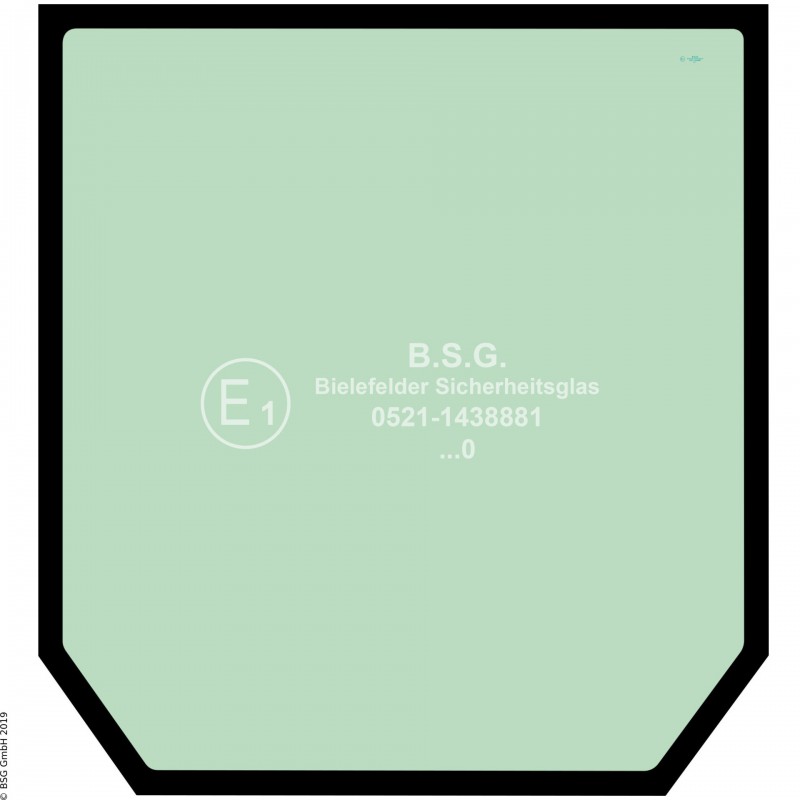 B00 - Heckscheibe Kubota BaggerU 27-4 Heckscheibe