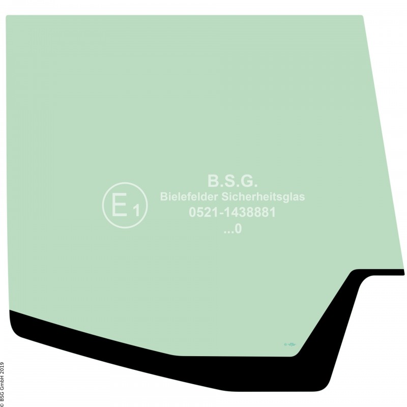 R00 - Seitenscheibe rechts Fuchs BaggerMHL/RHL 300er Serie ab Bj. 2000 (Fritzmeyer Kabine) Seitenscheibe rechts