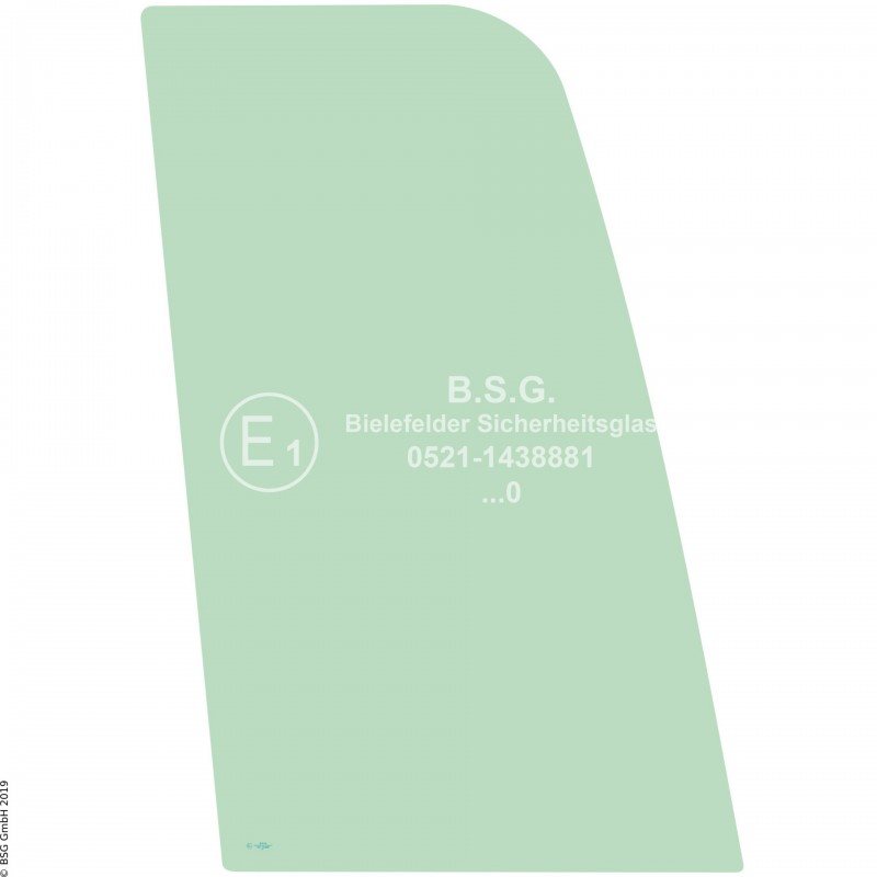 R00 - Seitenscheibe rechts Kubota BaggerU 27-4 Rechte vordere Schiebescheibe