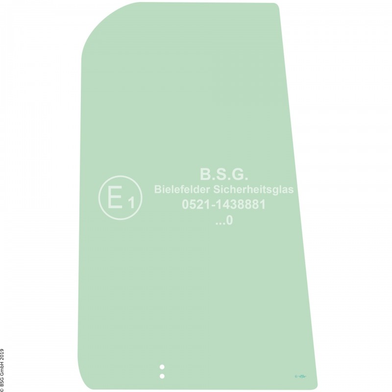 R00 - Seitenscheibe rechts Kubota BaggerU 27-4 Rechte hintere Schiebescheibe