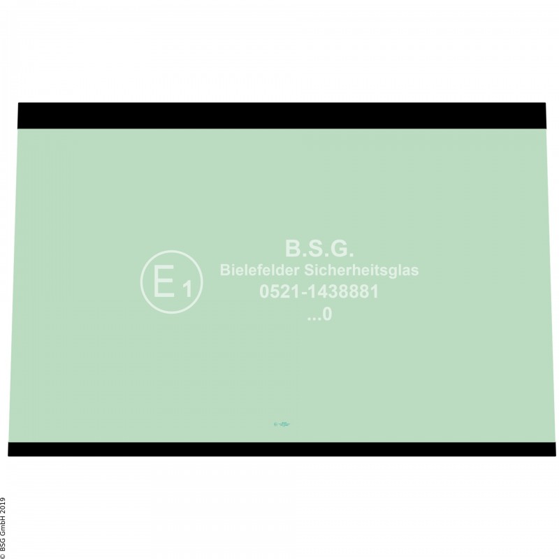 B00 - Heckscheibe Caterpillar Radlader (auch Kettenlader)924H, 928H, 930H, 938H Heckscheibe (unbeheizt)
