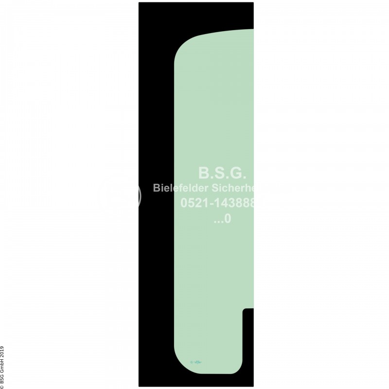 L00 - Seitenscheibe links Caterpillar Radlader (auch Kettenlader)924H, 928H, 930H, 938H Seitenscheibe links hinten