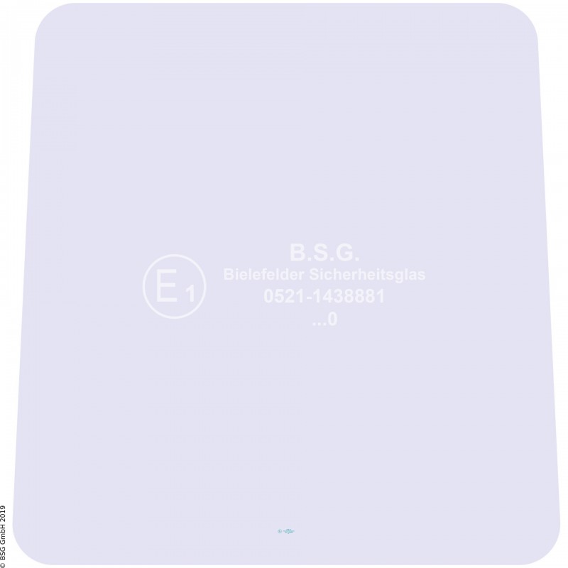 A00 - Frontscheibe Faun Radlader (auch Kettenlader)F1110, F1310, F1410 Frontscheibe