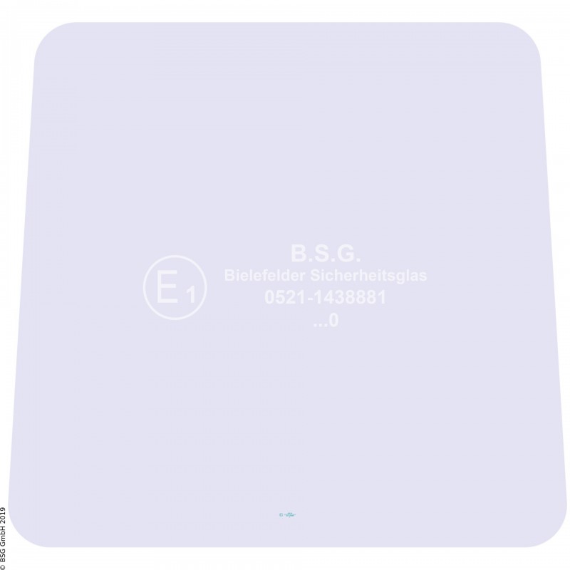 B00 - Heckscheibe Faun Radlader (auch Kettenlader)F1110, F1310, F1410 Heckscheibe