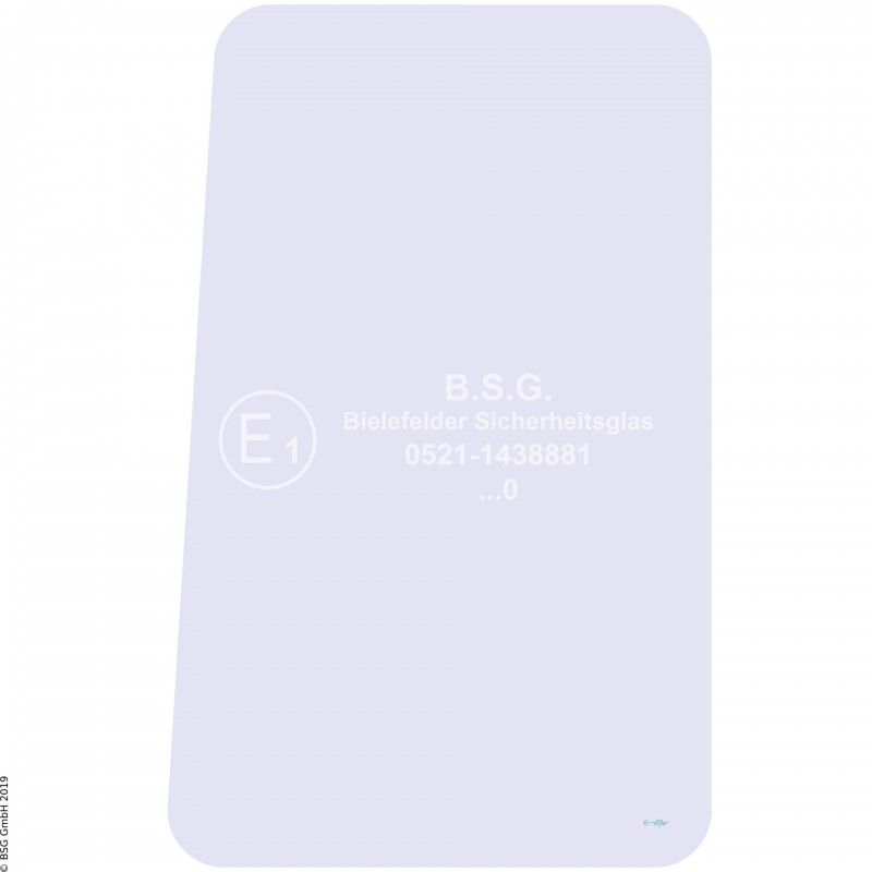 FD0 - Türscheibe Hitachi BaggerUX Serie Türscheibe oben