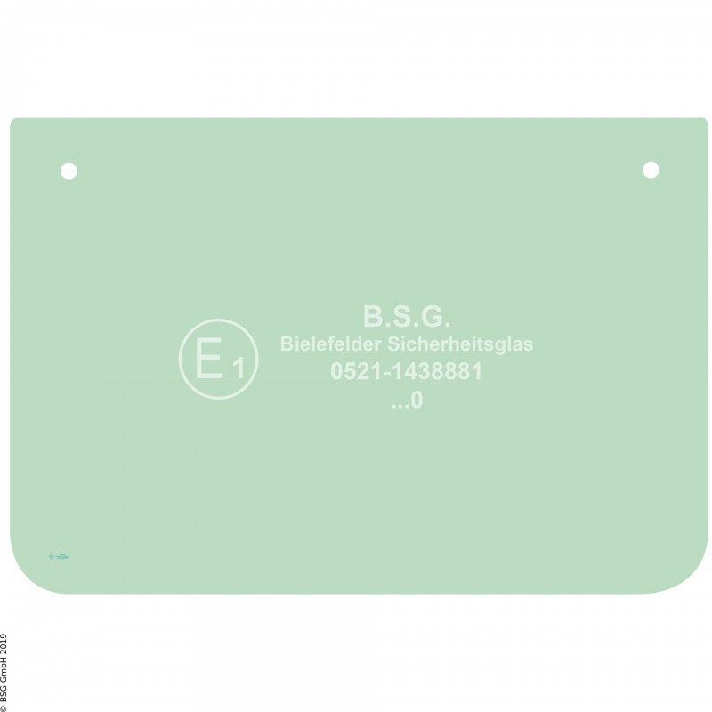 A00 - Frontscheibe Hitachi BaggerEX 27U-3, 35U-3, 40U-3, 50U-3 Frontscheibe unten