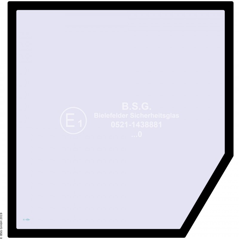 FD0 - Türscheibe Hitachi BaggerEX 15-2, 16-2B, 17-2B, 22-2, 30-2, 35-2, 40-2, 45-2 Türscheibe unten