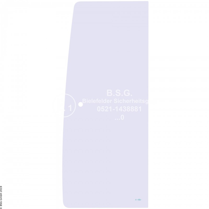 R00 - Seitenscheibe rechts Hitachi BaggerEX 15-2, 16-2B, 17-2B, 22-2, 30-2, 35-2, 40-2, 45-2 Seitenscheibe rechts hinten ausstellbar