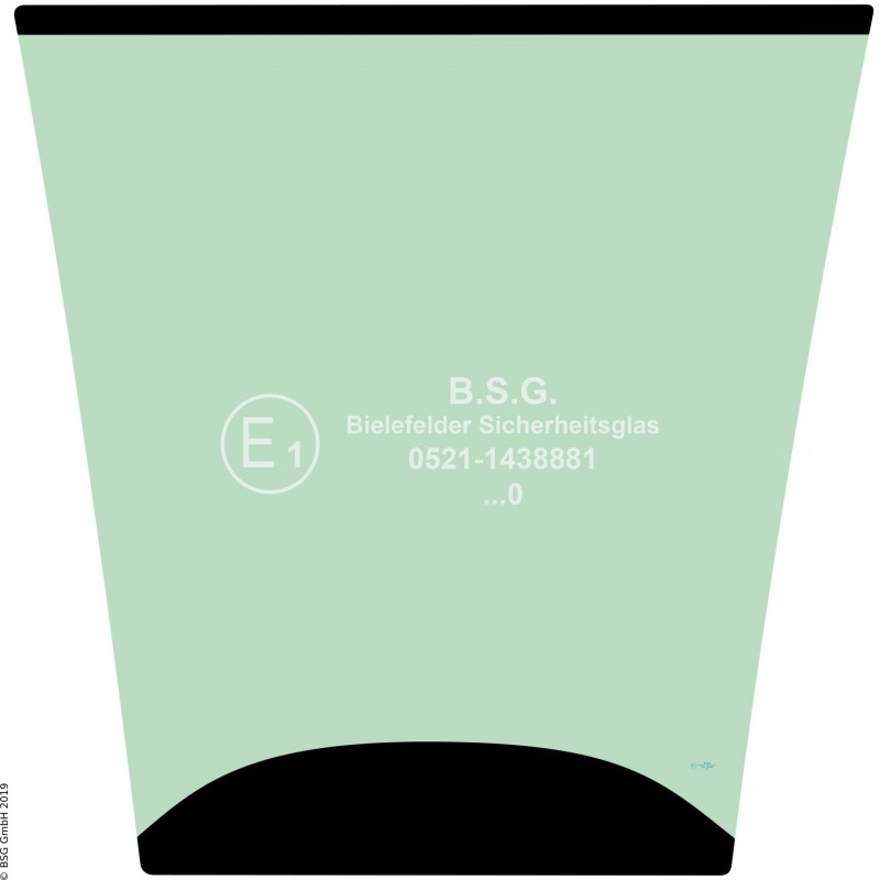 A00 - Frontscheibe Hitachi Radlader (auch Kettenlader)ZW140 bis ZW310 Frontscheibe mitte