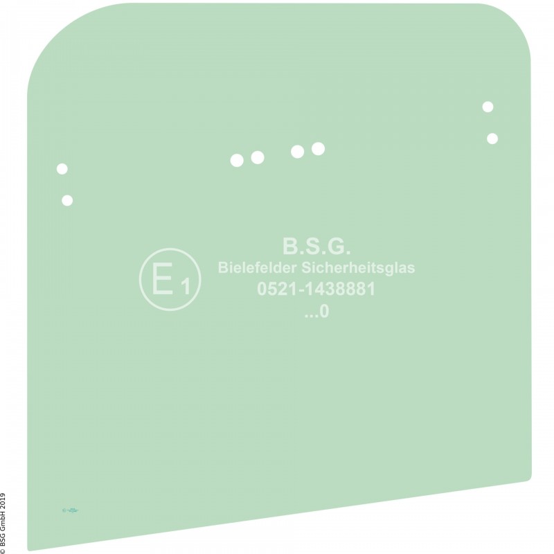 FD0 - Türscheibe Hitachi Radlader (auch Kettenlader)ZW140 bis ZW310 Türschiebescheibe