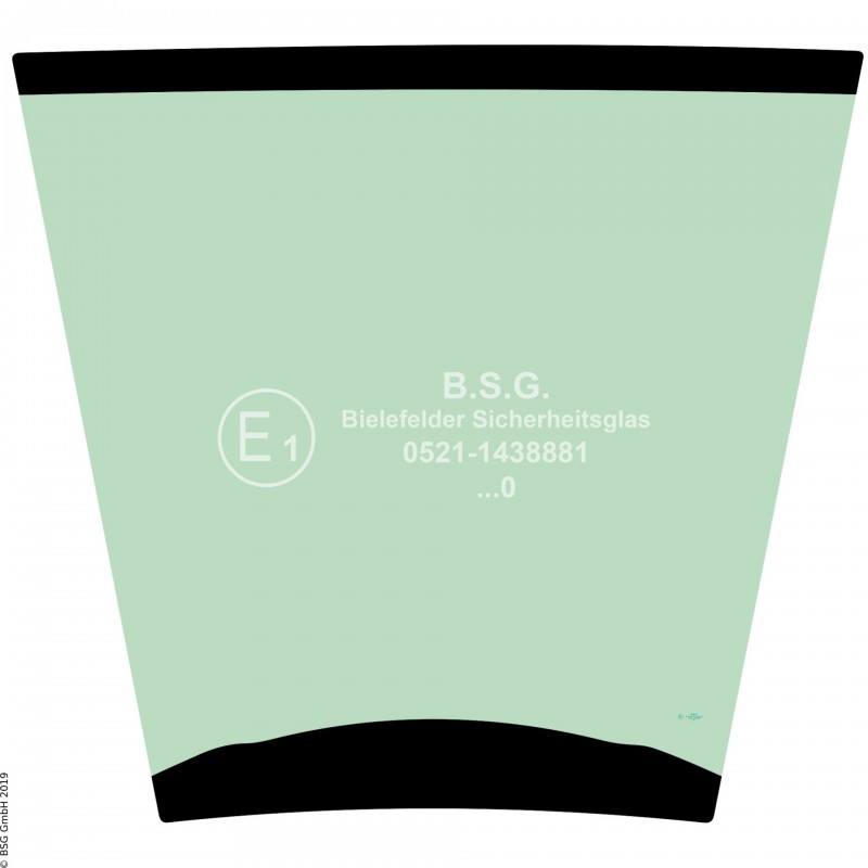 A00 - Frontscheibe Hitachi Radlader (auch Kettenlader)ZW140-5(B) bis ZW550-5(B) Frontscheibe mitte