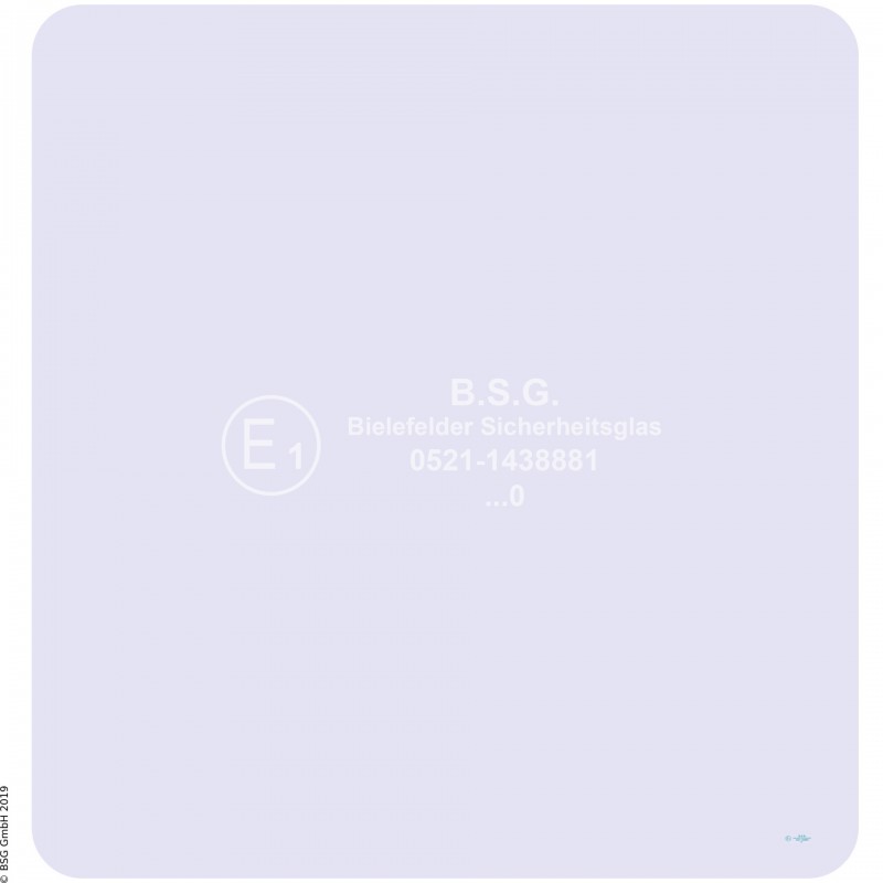 B00 - Heckscheibe Orenstein & Koppel (O&K) BaggerRH 4 - 12, MH 4 - 6 (Wischer oben) Heckscheibe