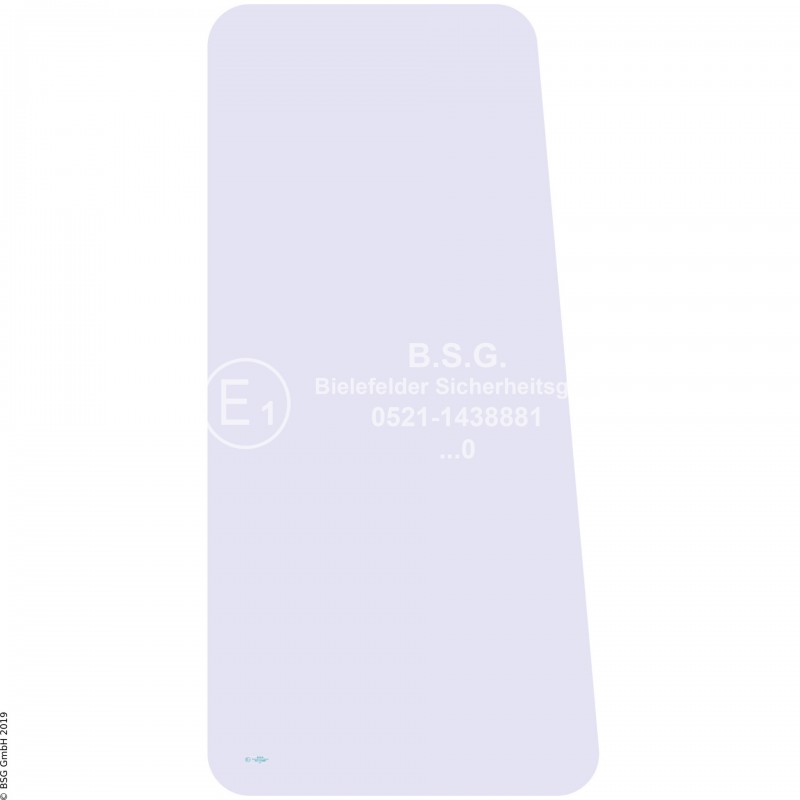 L00 - Seitenscheibe links Orenstein & Koppel (O&K) BaggerRH 4 - 12, MH 4 - 6 (Wischer oben) Seitenscheibe links hinten