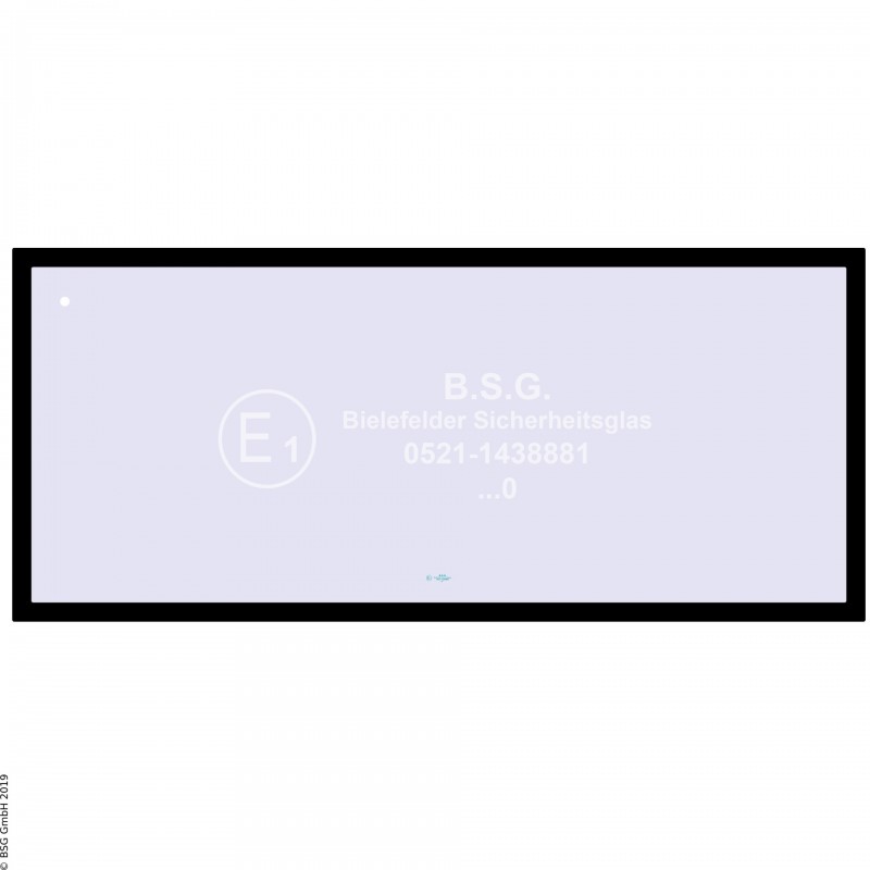 A00 - Frontscheibe Neuson Bagger5001 RDV Frontscheibe unten