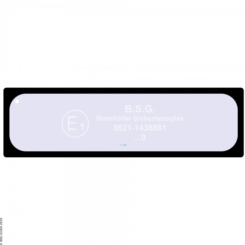 A00 - Frontscheibe Neuson Bagger1302 bis 12002 (alle Modelle) Frontscheibe unten