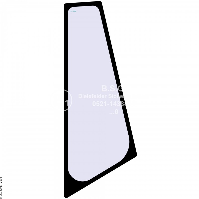 L00 - Seitenscheibe links Neuson Bagger1302 bis 12002 (alle Modelle) Seitenscheibe links hinten