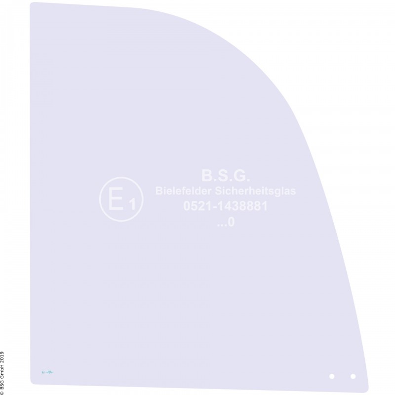 R00 - Seitenscheibe rechts Neuson Bagger1302 bis 12002 (alle Modelle) Rechte vordere Schiebescheibe