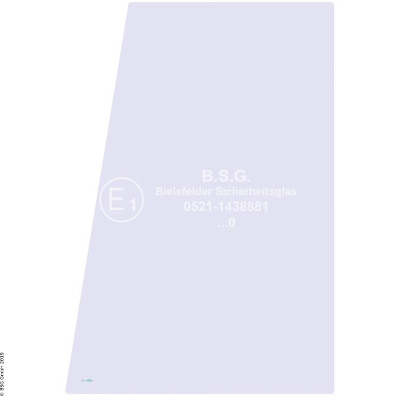 R00 - Seitenscheibe rechts Neuson Bagger1302 bis 12002 (alle Modelle) Rechte hintere Schiebescheibe