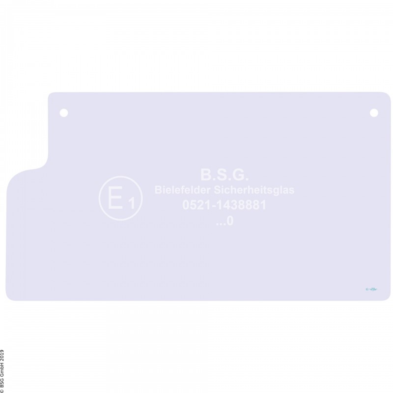 A00 - Frontscheibe Neuson Bagger1302 bis 12002 (alle Modelle) Frontscheibe unten (5002 bis 12002)