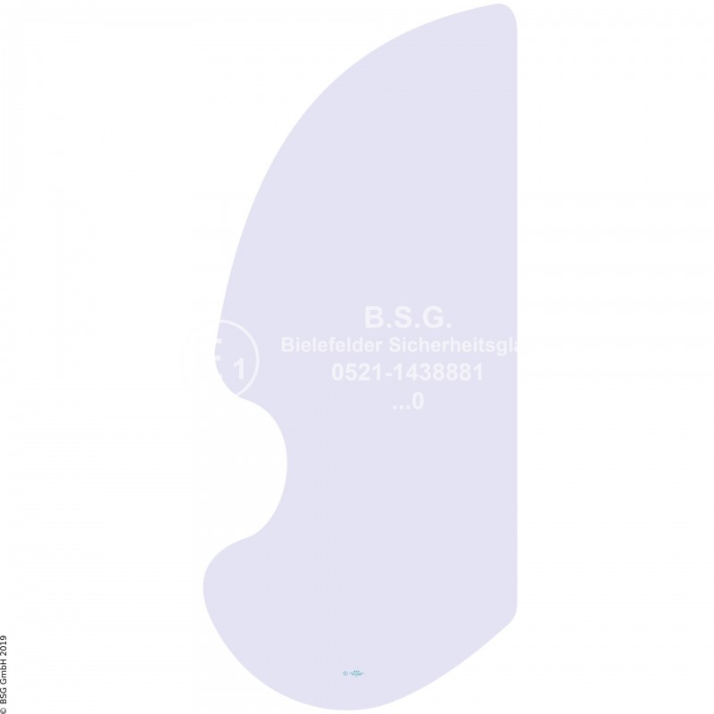 FD0 - Türscheibe Neuson Bagger1403, 1503, 1703, 1903, 2003, 2203 Türscheibe