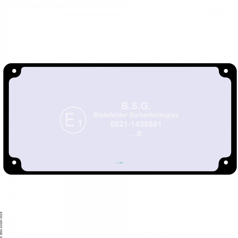 A00 - Frontscheibe Neuson Bagger2503, 3003, 3503, 3703 Frontscheibe unten