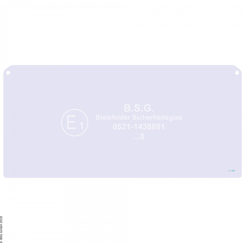 A00 - Frontscheibe PelJob BaggerEB150, EB200, EB250, EB300 Frontscheibe unten