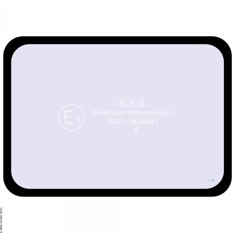 B00 - Heckscheibe PelJob BaggerEB150, EB200, EB250, EB300 Heckscheibe