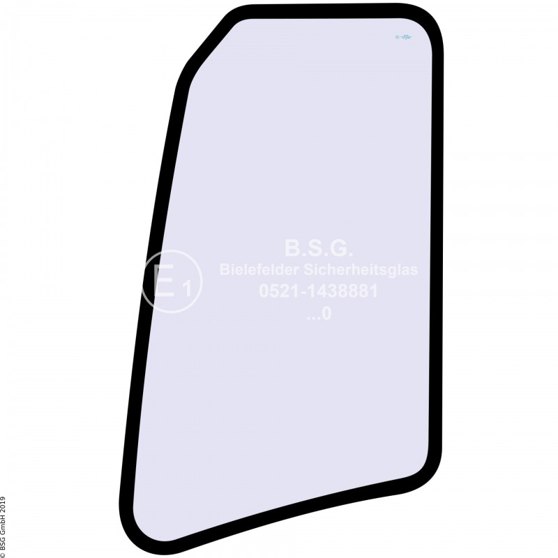 FD0 - Türscheibe PelJob BaggerEB150, EB200, EB250, EB300 Türscheibe oben