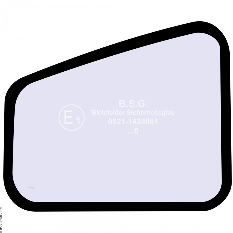 FD0 - Türscheibe PelJob BaggerEB150, EB200, EB250, EB300 Türscheibe unten