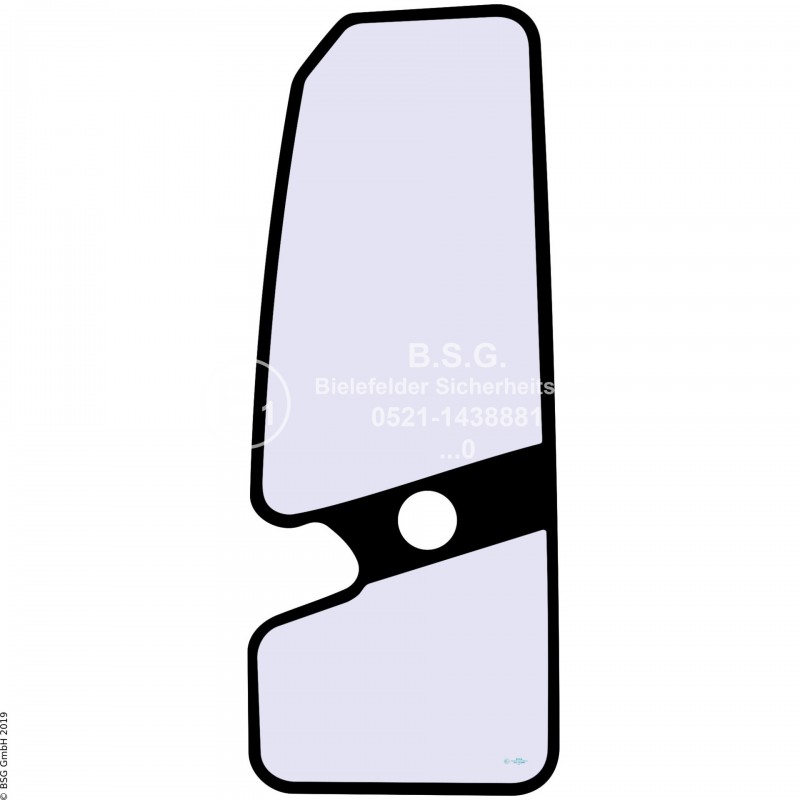FD0 - Türscheibe Volvo Mini- und Kompaktbagger bis ca. 8to.EC15B, EC20B, EC25B, EC30B Türscheibe 1-teilig