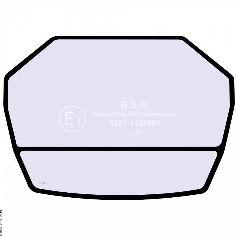 C00 - Dach(rand)scheibe JCB Teleskoplader515.40, 520.40, 524.40, 527.55 Dachscheibe